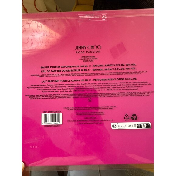 Jimmy Choo Rose Passion Perfume Gift Set NEW - Picture 4 of 4